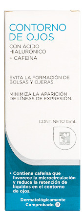 Crema Contorno De Ojos Ácido Hialurónico Cafeína Farmatodo X