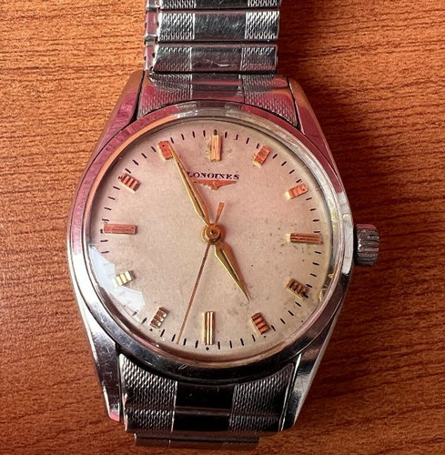 Antiguo Reloj Longines Silver Arrow Cuerda