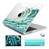 Funda Batianda Para Macbook Air 13 M2 + C/teclado Wave