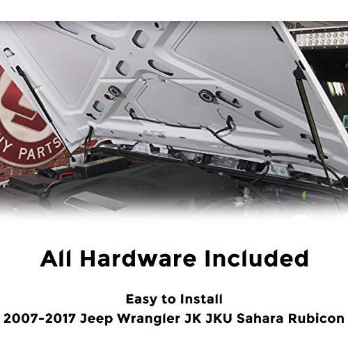 Amortiguador Para Capot Jeep Wrangler Jk Jku 2007-2017 2pcs. Foto 2