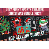 Ugly Sweater Vectores Navidad Sublimacion  Hd  Psd, Ai, Png,