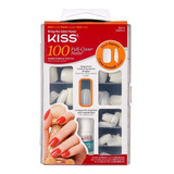 Uñas Glue-on Kiss - Kit Para Pintar Cortas 100 Unidades