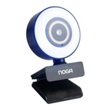 Camara Web Webcam Para Pc Full Hd 1080 Luz Led Tripode Noga 