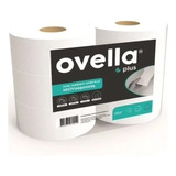 Higienico Ovella Industrial Hoja Simple 500 Mts X 6 Unidades