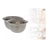 Set Bowls Acero Inoxidable Mezclar Base Antideslizante Tazon