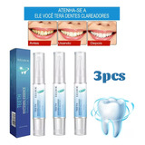 X3 Um Kit Profissional Para Limpeza Dentes Brancos E Branque