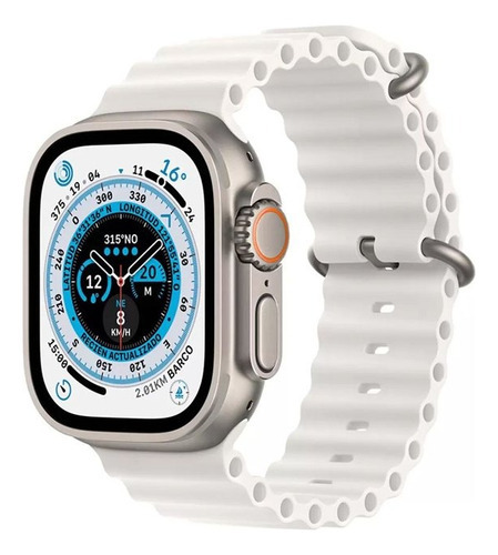 Relógio Inteligente Blulory Glifo 8 Ultra Smartwatch - Branco
