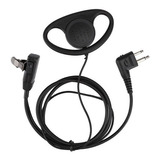 2 Auriculares En Forma De Micrófono Hd Para Motorola Radio C