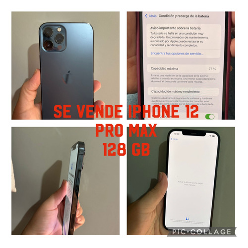 iPhone 12 Pro Max 128 Gb Azul Pacífico A2410