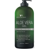 Aloe Vera Gel Organica Cara Cuerpo Cabello 500ml 2 Pack