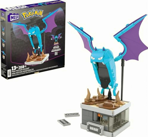 Mega Pokémon Juguete De Construcción Minifigura De Golbat