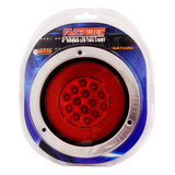 Plafón 4 Pulgadas Rojo Fijo Y Estrobo 32 Leds Redondo Ds