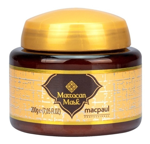 Máscara Hidratação Linha Marrocan Mask Macpaul 200g