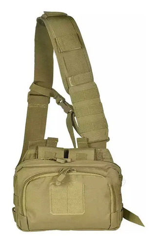 Mochila Táctica Pechera Mariconera Estilo Banger Bolso Canguro