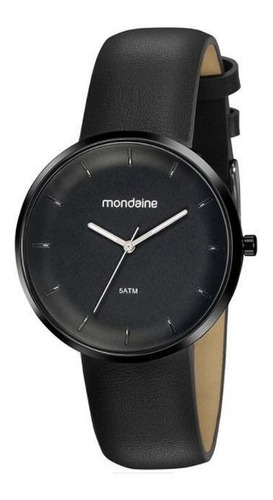 Relógio Mondaine Masculino 32137gpmvph1 Preto Couro