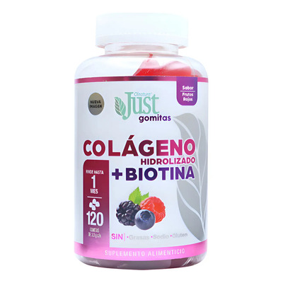 Colágeno Hidrolizado + Biotina Olnatura Just 120 Gomitas | MercadoLibre