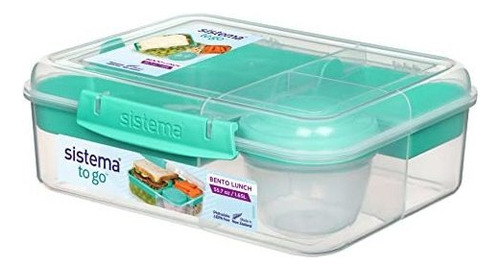 Lonchera Bento Box Recipiente De Plastico 