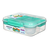 Lonchera Bento Box Recipiente De Plastico 