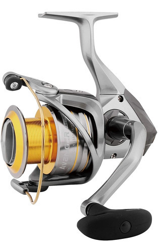 Carrete Reel Okuma Avenger Av-4000 Freno De 17.6 Lb Color Gris/negro/dorado Lado De La Manija Derecho/izquierdo