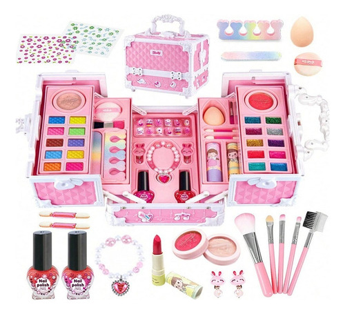 Caja De Juegos De Cosméticos Para Niñas, Princesas, Cosmétic