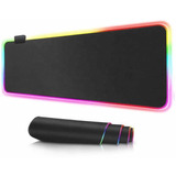 Desk Pad Led Rgb Iluminado Liso Escritorio Premium 90x40cm 