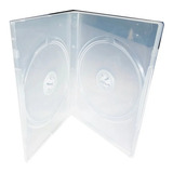 Estuche Dvd Transparente Doble 14mm 50 Piezas.