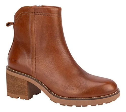 Bota De Dama Casual Levi's 3471 Color Cogñac