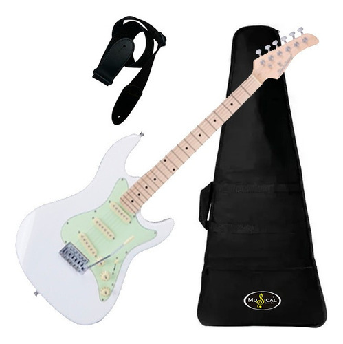 Guitarra Stratocaster Strinberg Sts100 Kit Capa Luxo+correia