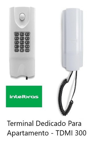 Interfone Dedicado Para Apartamento Tdmi 200 - 300 Intelbras