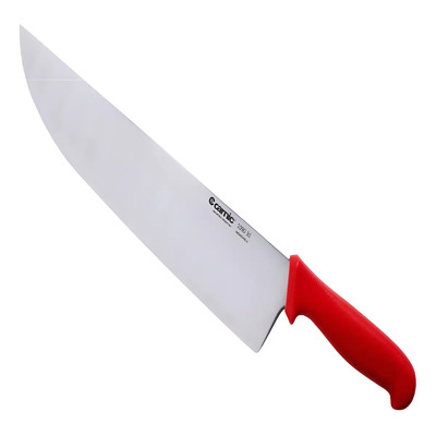 Cuchilla Carnicera Carnic Acero Inoxidable 1090 30cm Color Rojo | Envío gratis