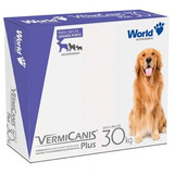 Vermifugo Pet Para Cães Grande 30kg Vermicanis Plus 2 Comp.
