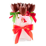 Molde Acetato 4 Tulipanes Para Lollipops Chocolate C123