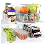 Greenco Cajas Organizadoras Apilables Para Refrigerador, 6pz