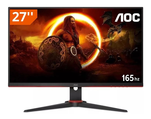 Monitor Gamer Aoc G2 27g2se Led 27  Preto/vermelho 100v/240v