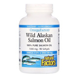 Omega 3 , Wild Alaskan Salmon Oil, 1,000 Mg, 90 Softgels