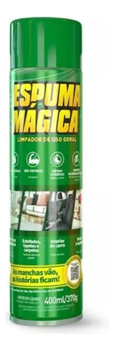 Limpador Seco Spray Espuma Magica Para Limpar Sofá Carpete