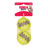 Juguete Para Perro Pelota Tenis Kong Sonido Pack 2 Talla L