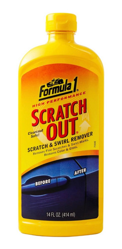 Scratch Out Líquido Quita Rayones Para Auto Formula 1 14 Oz