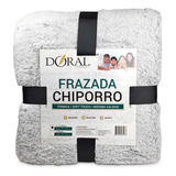 Frazada Chiporro 2 Plazas Color Gris Doral - Shopyclick