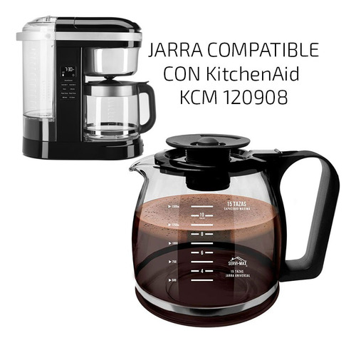 Jarra 15 Tazas Compatible Con Kitchenaid Kcm120908