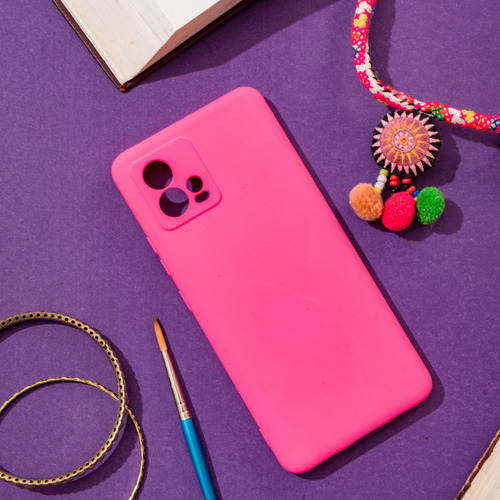 Funda Silicone Case Fucsia