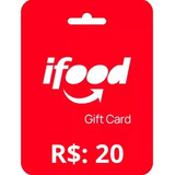 Gift Card Ifood R$ 20 - Digital Via Chat