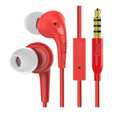 Auricular Iluv Deportivos Cable Ergonomico Bubble Gum 3 Color Rojo