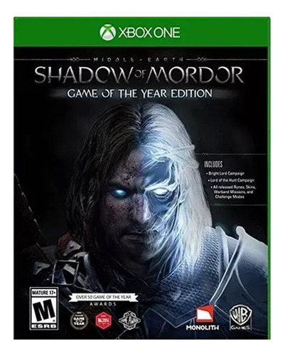 Xbox One Juego Shadow Of Mordor Middle-earth Goty.  Shadow Of Mordor Goty