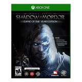 Xbox One Juego Shadow Of Mordor Middle-earth Goty.  Shadow Of Mordor Goty