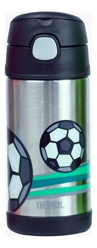 Garrafa Térmica Infantil Futebol Thermos ® Com Alça