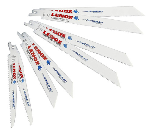 Lenox Tools - Juego De Cuchillas De Sierra De Vaiven Con Es