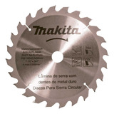 Disco Serra Circular 185mm 24 Dentes Makita Std D-51340 Cor Cinza