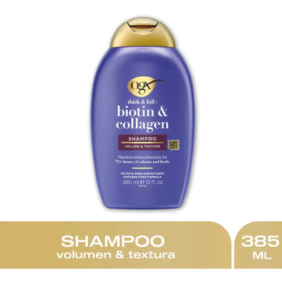 OGX BIOTINA & COLLAGENO SHAMPOO x385ml | Mismo precio en cuotas
