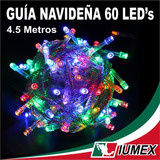 15 Luces Navideñas De 60 Led's 4.5 Metros Colores